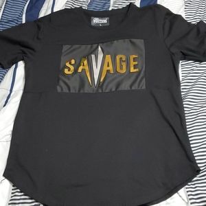 Mens Savage Hiphop Shirt